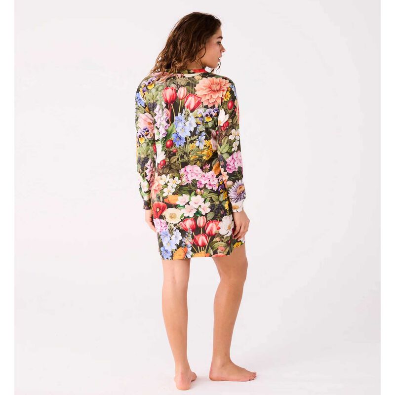 Kip&Co Cottage Garden Eden Organic Cotton Long Sleeve Nightie image number 1